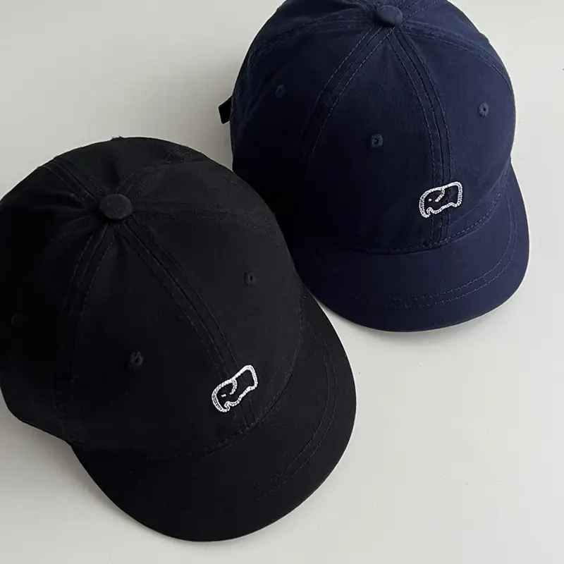 American Retro Elephant Cap Women Summer Short Brim Duckbill Cap — feature 7