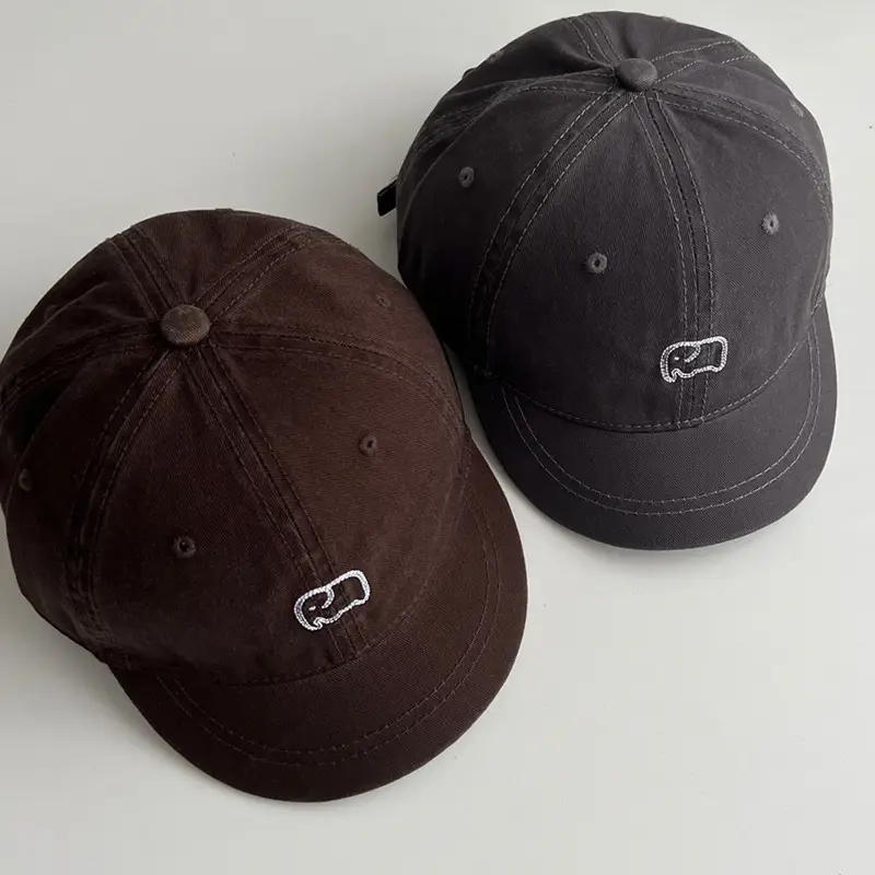 American Retro Elephant Cap Women Summer Short Brim Duckbill Cap — feature 8