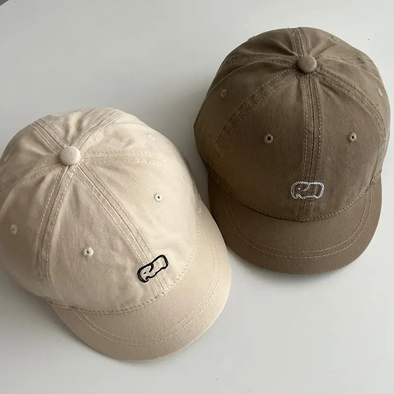 American Retro Elephant Cap Women Summer Short Brim Duckbill Cap — feature 9