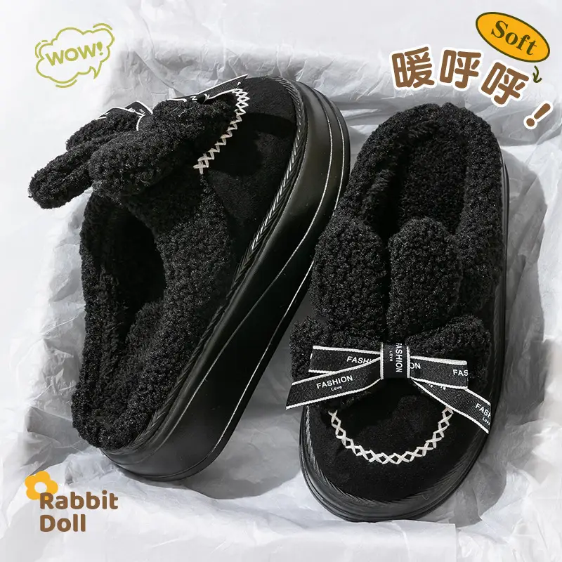 Postpartum Cotton Slippers for Women 2026 Autumn and Winter New Style Indoor Home Thickened Warm Outdoor Thick-Soled Cotton Shoes for Women — feature 9