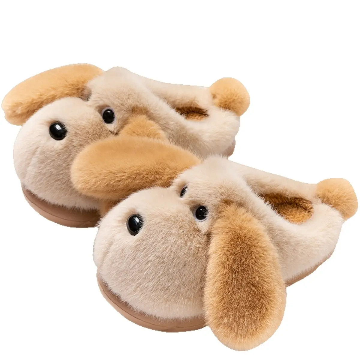 Cute Puppy Cotton Slippers for Women 2025 Winter Warm Non-Slip - Image 11