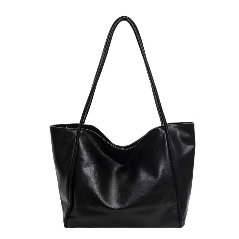 Large Capacity Soft Leather Tote Bag for Women - Image 9