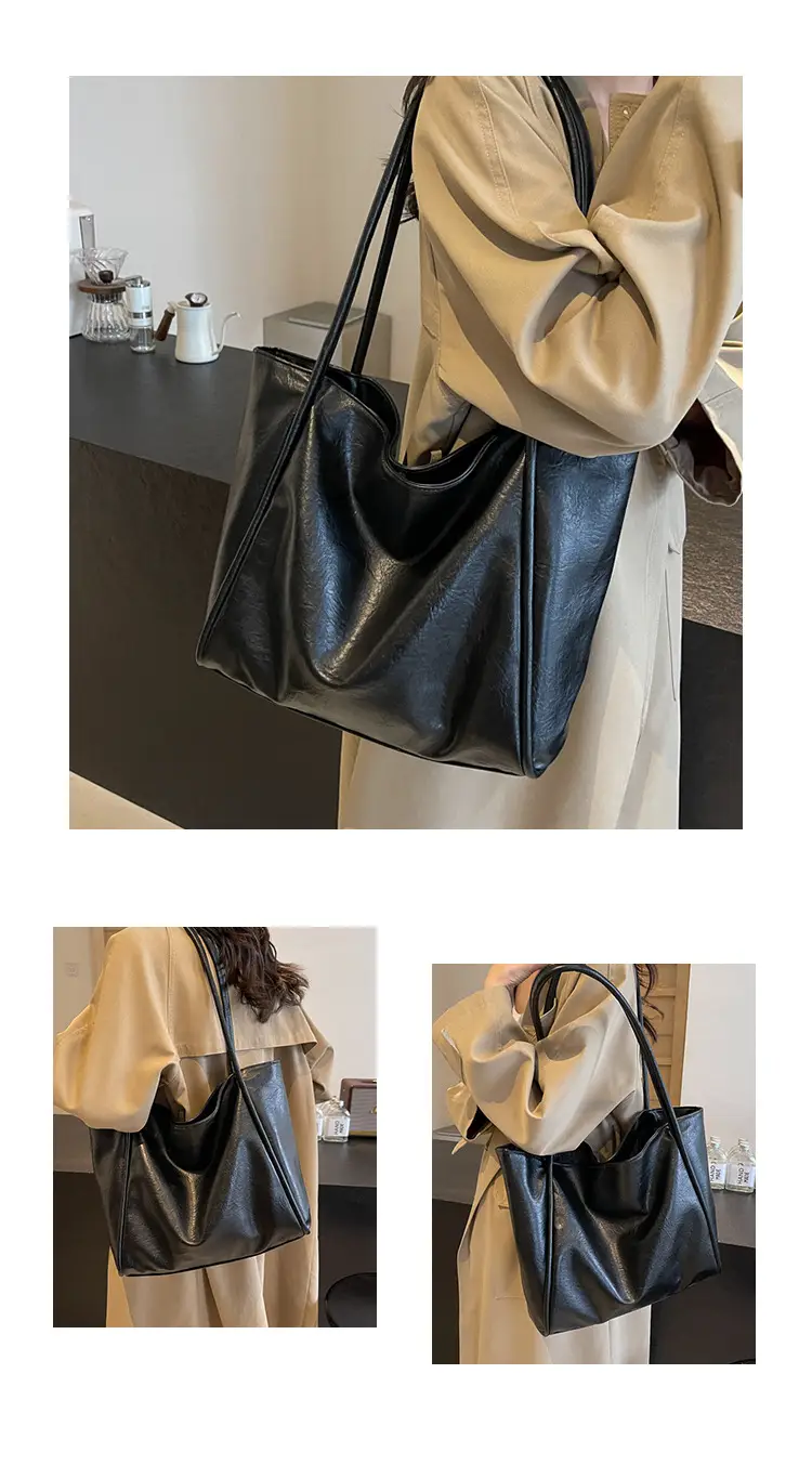 Large Capacity Soft Leather Tote Bag for Women — feature 12