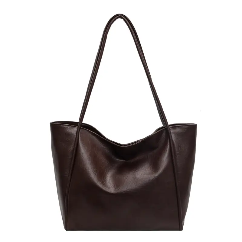 Large Capacity Soft Leather Tote Bag for Women - Image 3