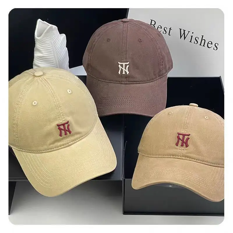Women's Grey NY Logo Baseball Cap with Wide Brim — feature 3