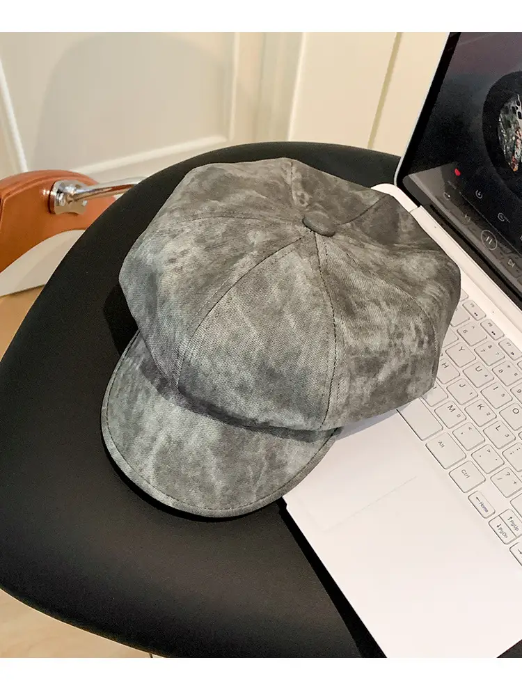 Japanese Retro Tie-Dye Octagonal Hat for Women 2025 — feature 12
