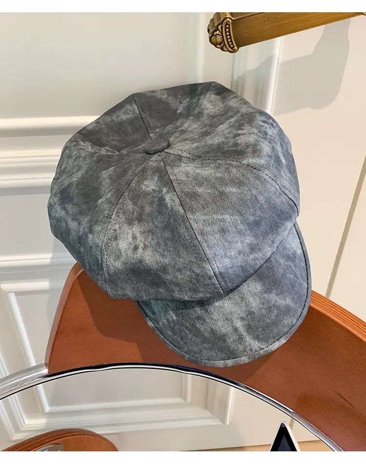 Japanese Retro Tie-Dye Octagonal Hat for Women 2025 — feature 14