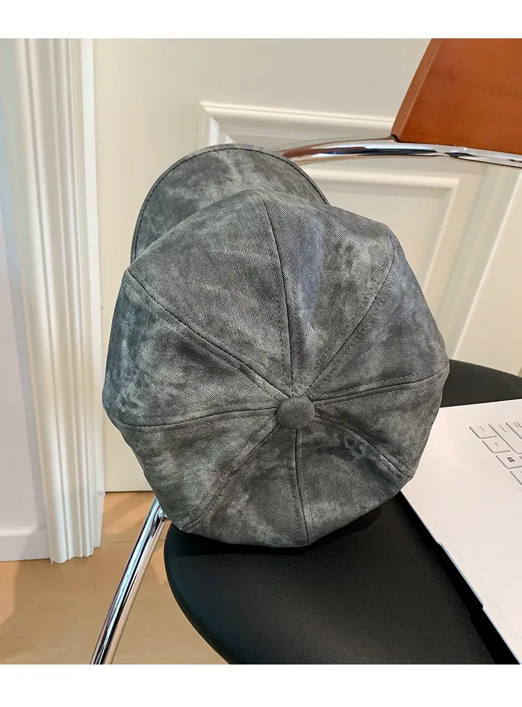 Japanese Retro Tie-Dye Octagonal Hat for Women 2025 — feature 15