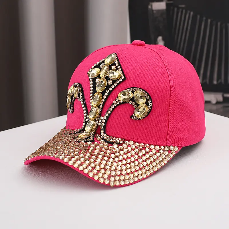 New Colorful Diamond Baseball Caps for Women - Image 3