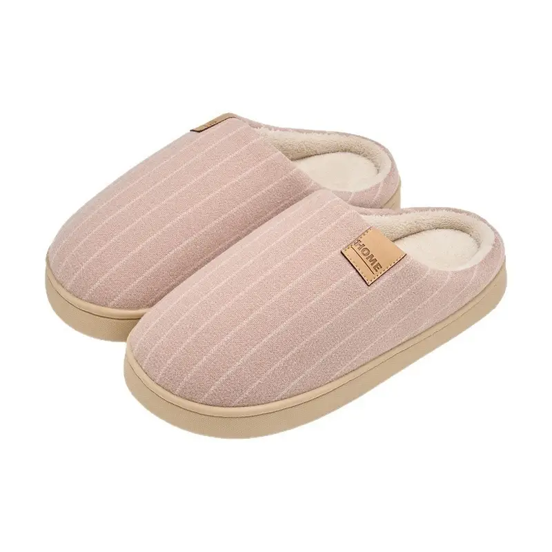 Women Cotton Slippers Pink Winter 2025 - Image 9