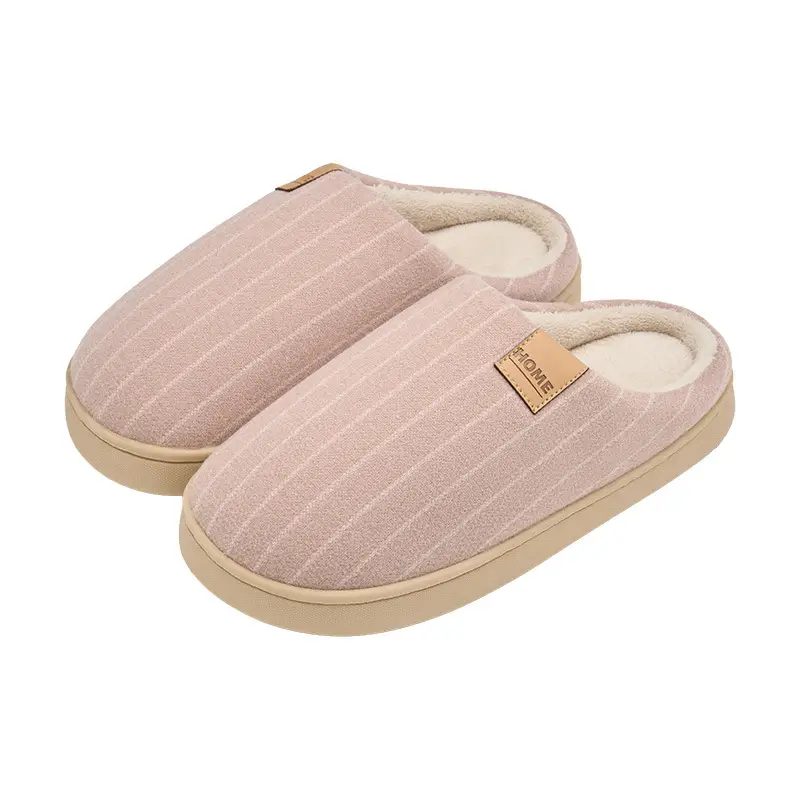 Women Cotton Slippers Pink Winter 2025 - Image 3