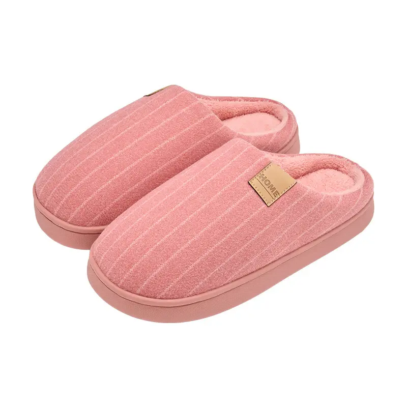 Women Cotton Slippers Pink Winter 2025 - Image 4