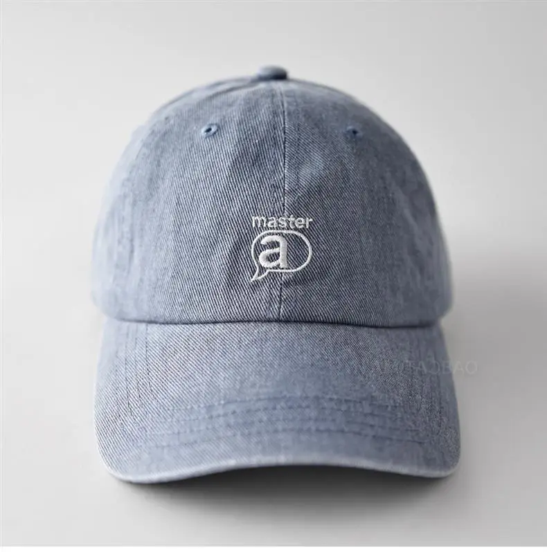 Gray Embroidered Baseball Cap for Men Women Sunshade Casual — feature 12