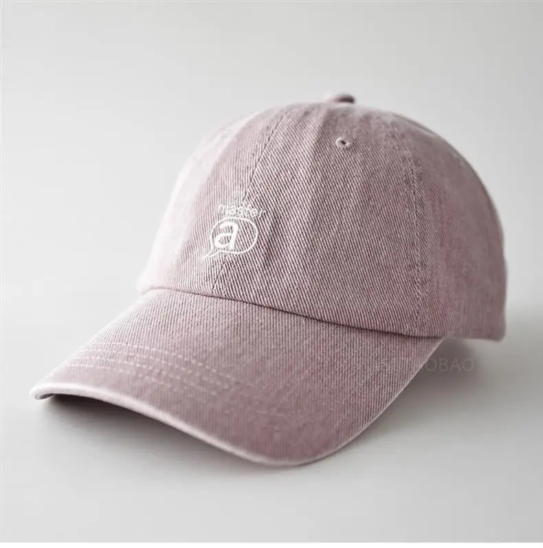 Gray Embroidered Baseball Cap for Men Women Sunshade Casual — feature 3