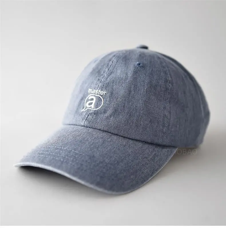 Gray Embroidered Baseball Cap for Men Women Sunshade Casual — feature 4