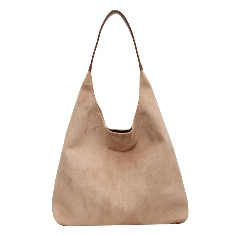 Women's Large Capacity Brown Leather Shoulder Bag - Image 5
