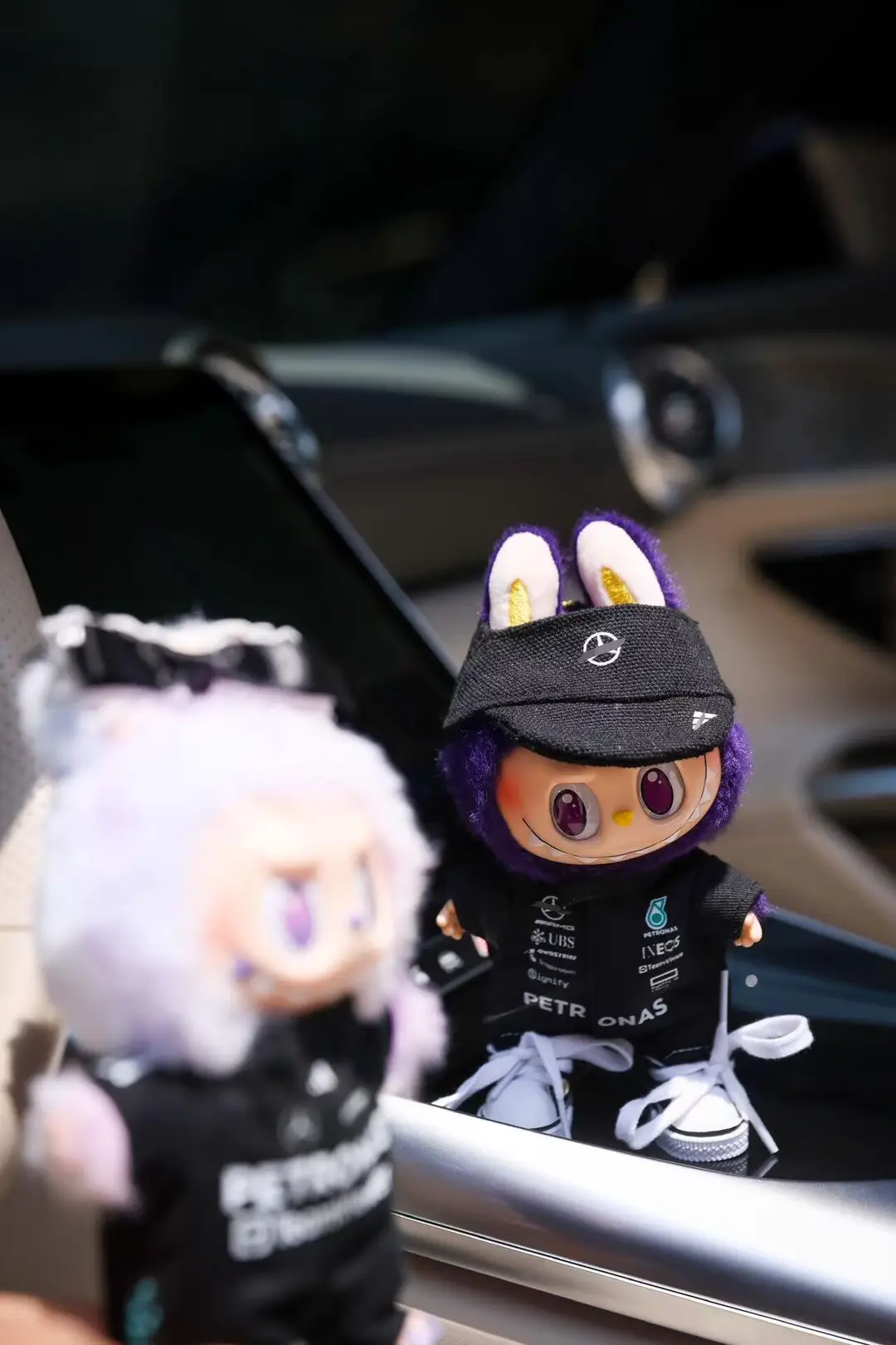 Mercedes-Benz F1 Red Bull Racing Suit 15/17cm Labubu Doll Clothes Hat First, Second and Third Generation Labubu Clothes Wholesale — feature 12