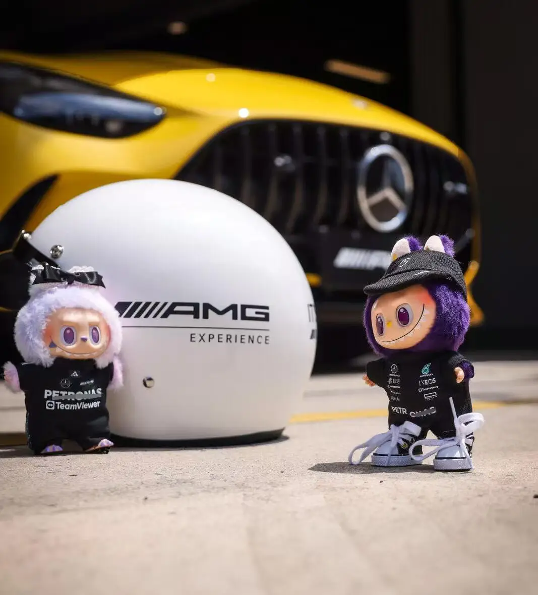 Mercedes-Benz F1 Red Bull Racing Suit 15/17cm Labubu Doll Clothes Hat First, Second and Third Generation Labubu Clothes Wholesale — feature 16