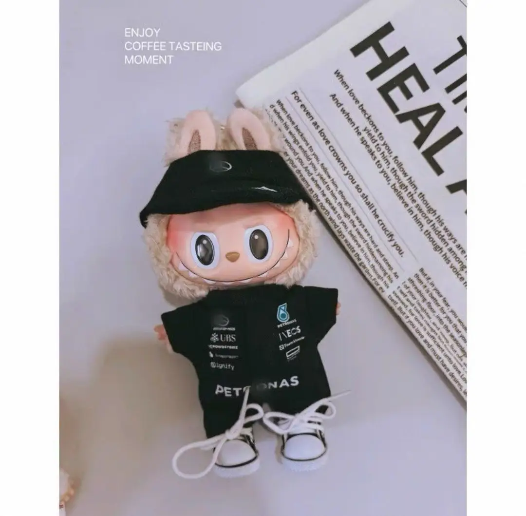 Mercedes-Benz F1 Red Bull Racing Suit 15/17cm Labubu Doll Clothes Hat First, Second and Third Generation Labubu Clothes Wholesale — feature 20