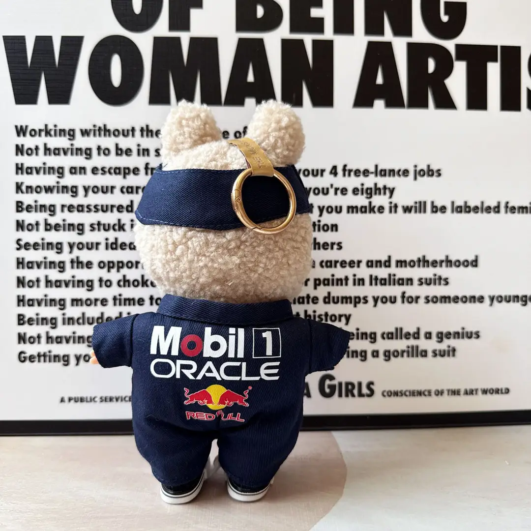 Mercedes-Benz F1 Red Bull Racing Suit 15/17cm Labubu Doll Clothes Hat First, Second and Third Generation Labubu Clothes Wholesale — feature 5