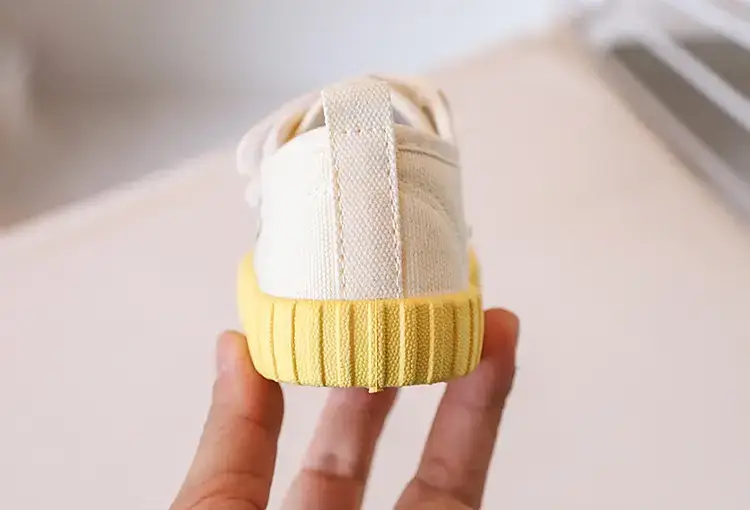 Children's Canvas Velcro Shoes Red Soles Kindergarten Flat — feature 23