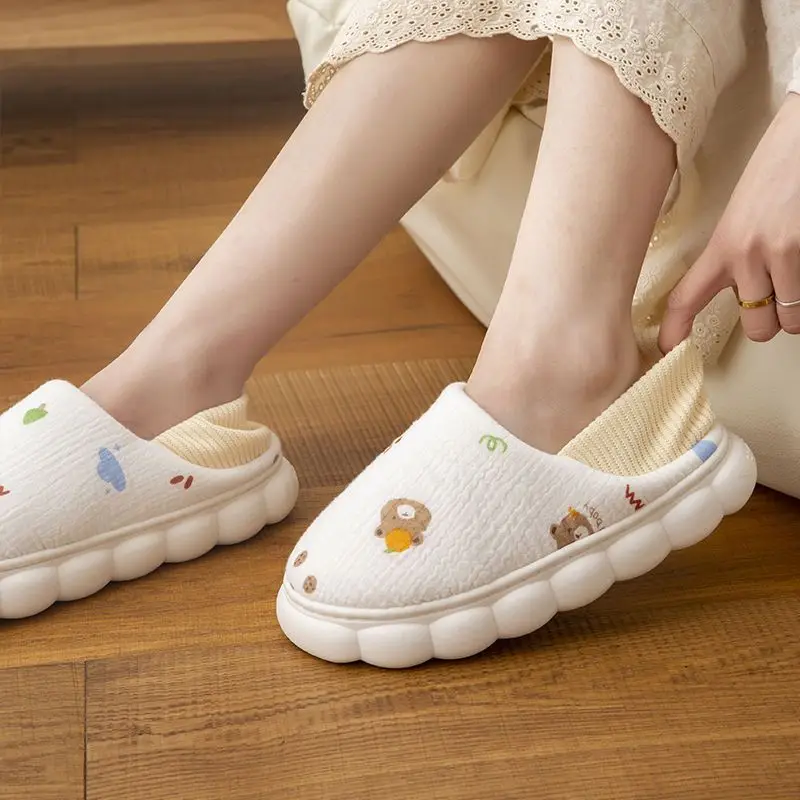 Cute Postpartum Shoes for Women Summer Indoor Home Household Climbing Mat Shoes Bag Heel Breathable Soft Bottom Slippers for Women Wholesale - Image 8
