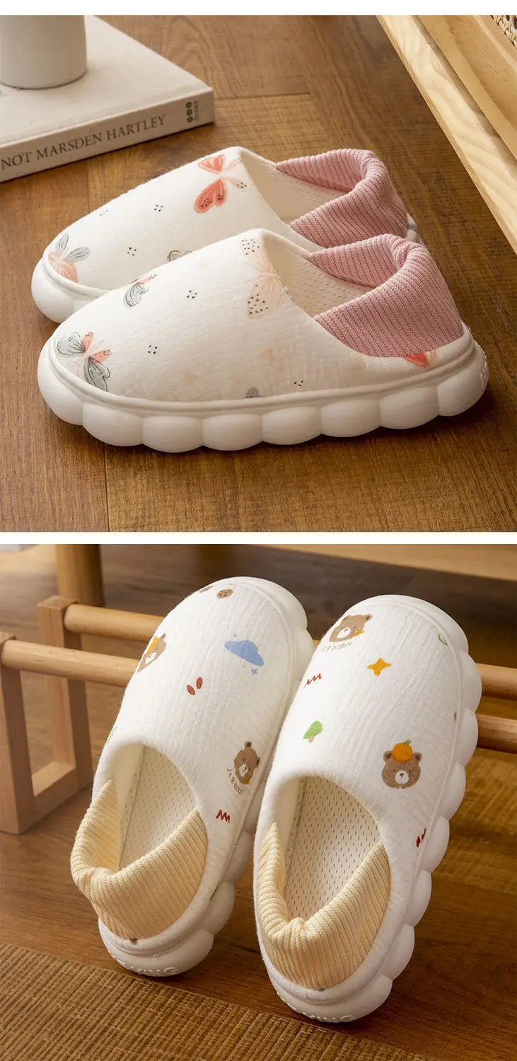 Cute Postpartum Shoes for Women Summer Indoor Home Household Climbing Mat Shoes Bag Heel Breathable Soft Bottom Slippers for Women Wholesale — feature 9