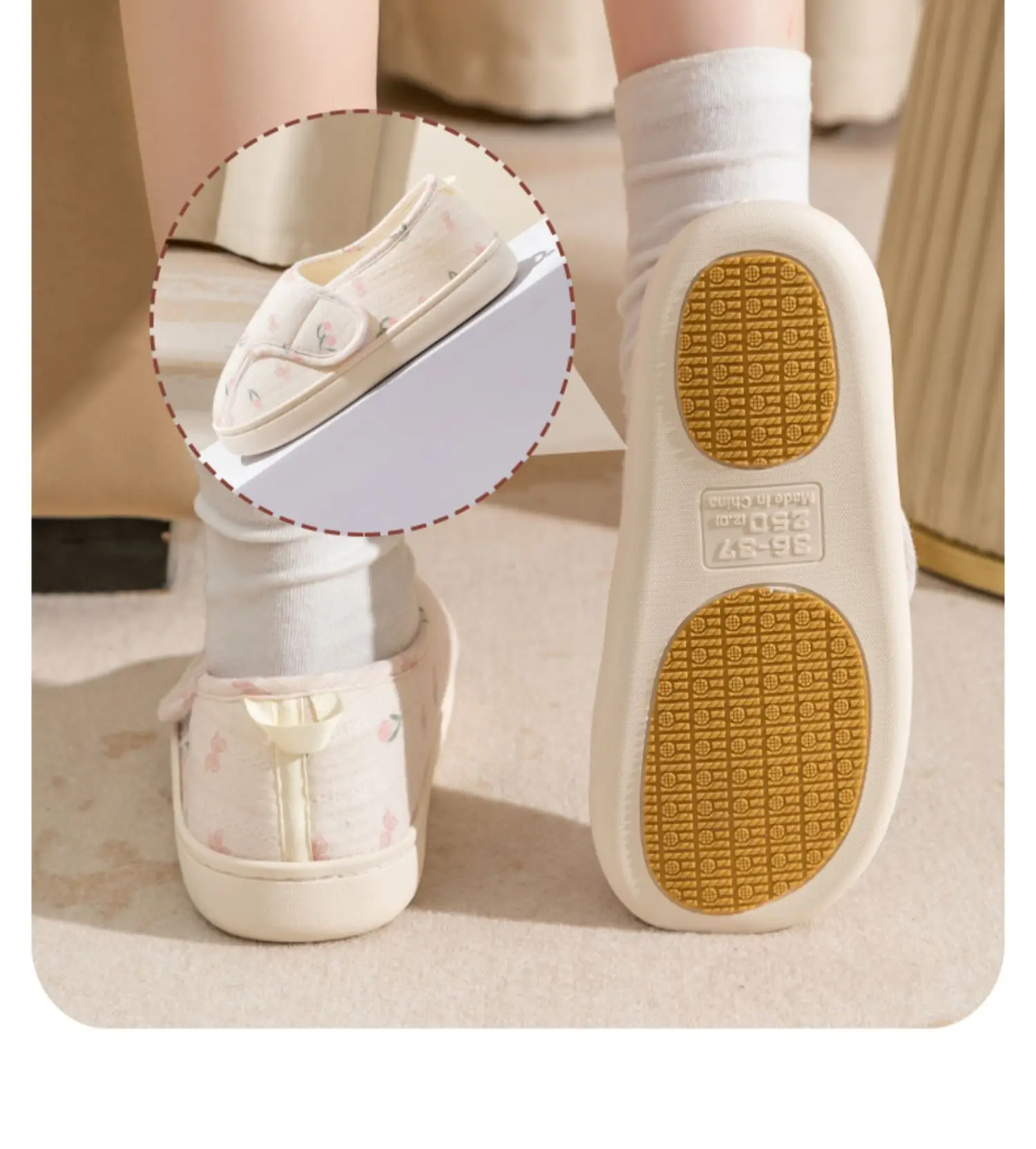 Postpartum Shoes Closed Heel Soft Soled Maternity Slippers — feature 7