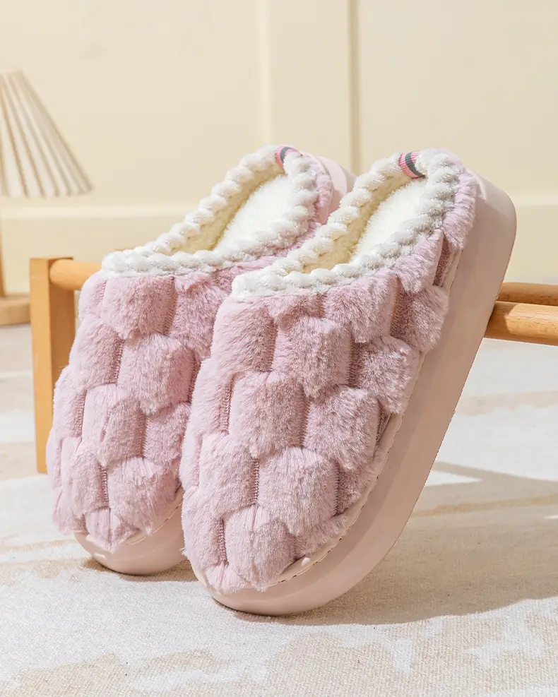 Warm Plush Cotton Slippers for Women Winter — feature 18