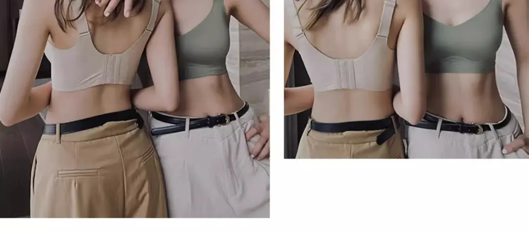 Cross-Border Seamless Underwear for Women with Big Breasts, No Rims, Push-Up Anti-Sagging Thin Sports Foreign Trade Large Size Bra — feature 43