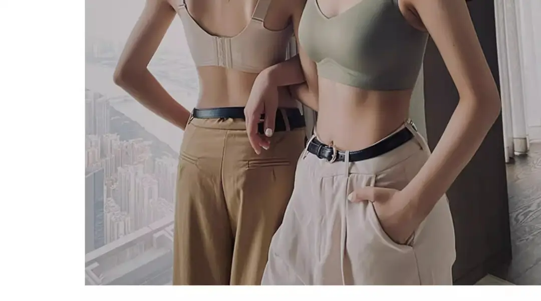 Cross-Border Seamless Underwear for Women with Big Breasts, No Rims, Push-Up Anti-Sagging Thin Sports Foreign Trade Large Size Bra — feature 49