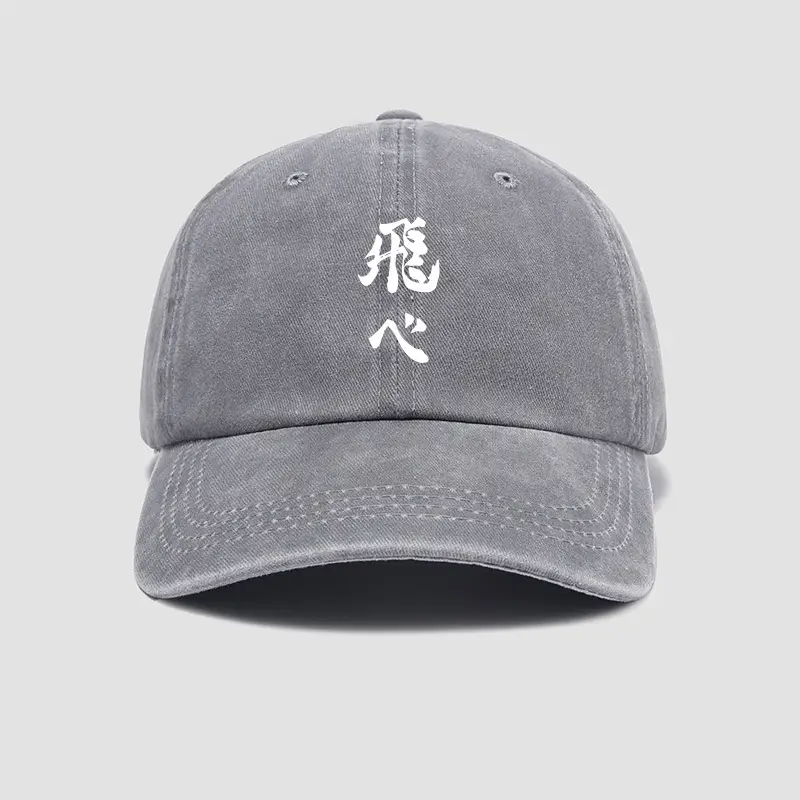Vintage Blue Karasuno Fly Cap for Boys