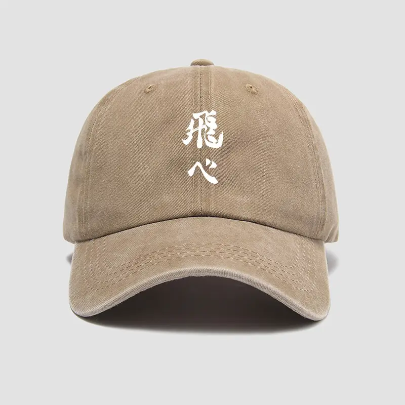 Vintage Blue Karasuno Fly Cap for Boys