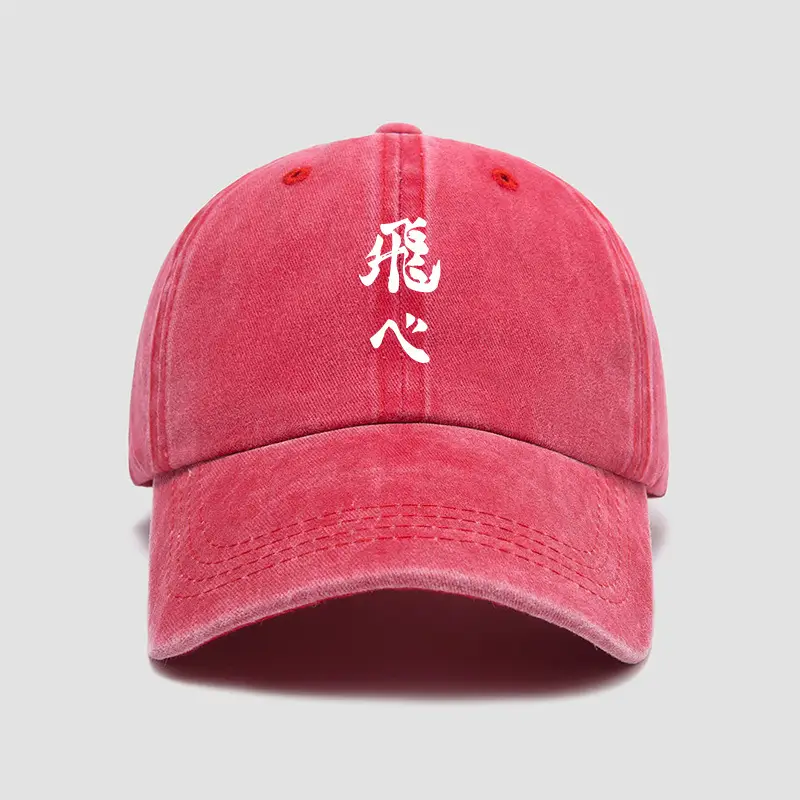 Vintage Blue Karasuno Fly Cap for Boys