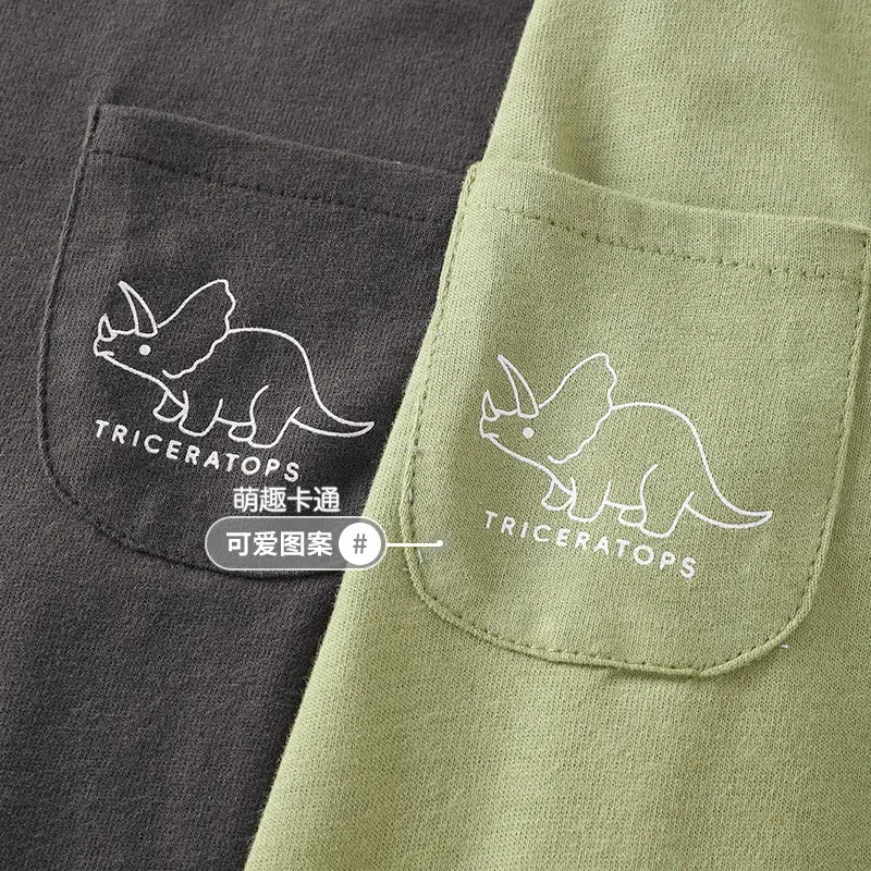 Baby Printed Long Sleeve T-Shirt Green Black 2025 - Image 4