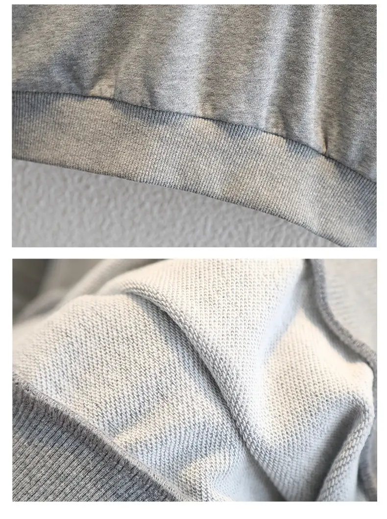 Boys Faux Sweatshirt Long Sleeve Striped Grey — feature 13