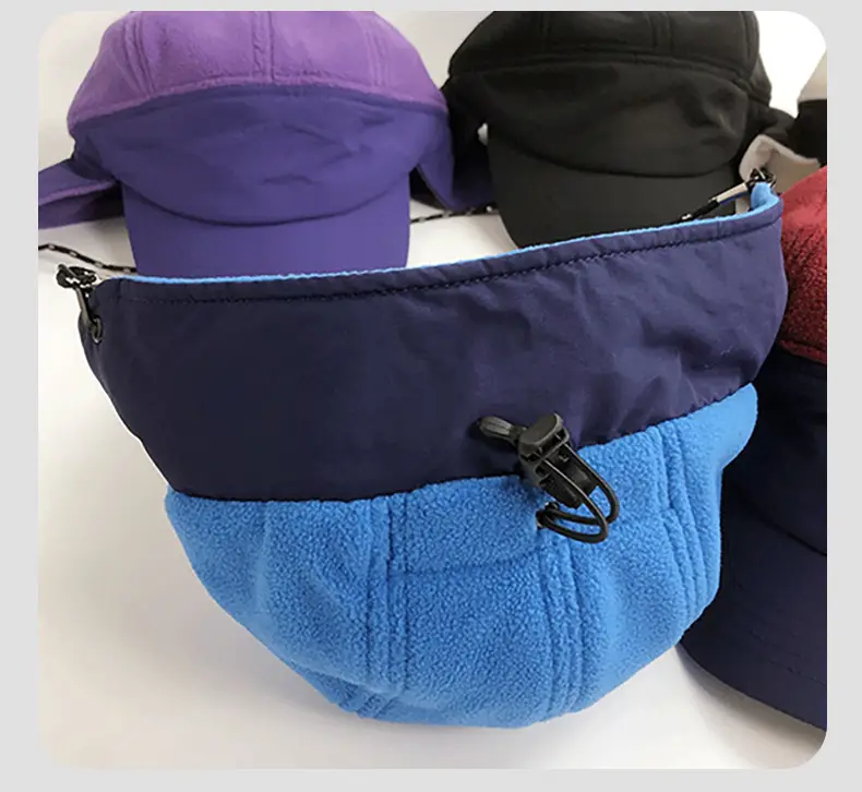 Winter Warm Cap for Men Women Blue Duck Tongue — feature 8
