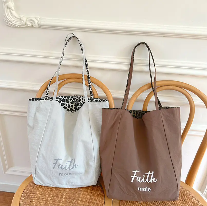 Leopard Print Spaghetti Strap Tote Bag Women