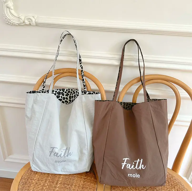 Leopard Print Spaghetti Strap Tote Bag Women — feature 6