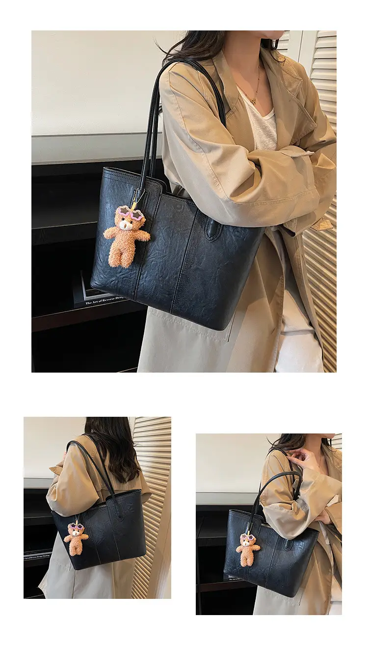 White Korean Style Retro Shoulder Bag for Women — feature 12