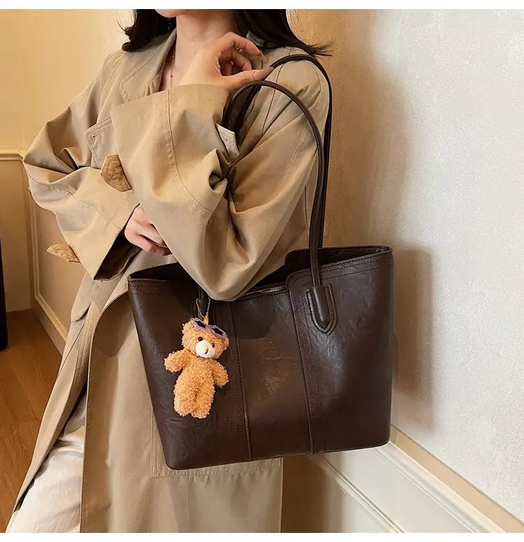 White Korean Style Retro Shoulder Bag for Women — feature 19