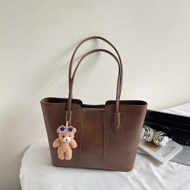 White Korean Style Retro Shoulder Bag for Women — feature 26