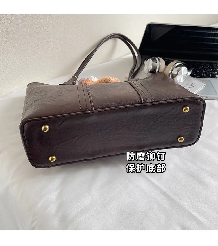 White Korean Style Retro Shoulder Bag for Women — feature 8