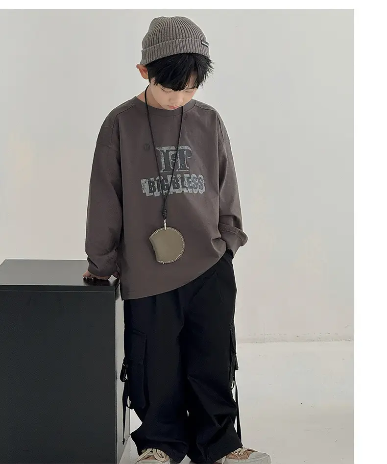 Boys Sweatshirt T-Shirt Korean Style Autumn 2025 — feature 2