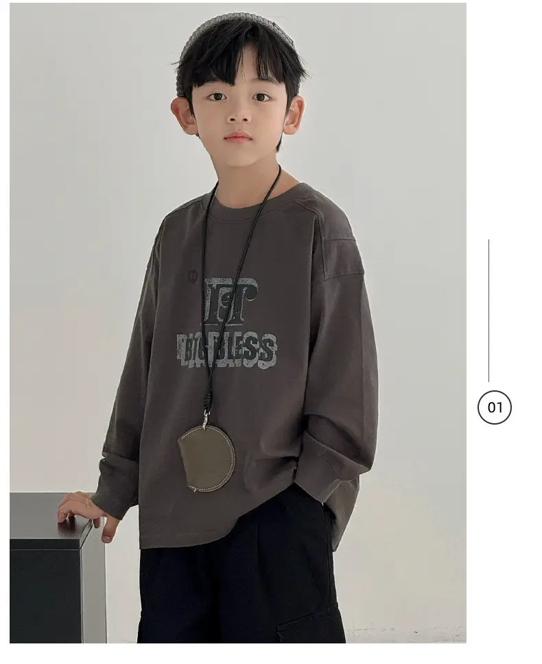Boys Sweatshirt T-Shirt Korean Style Autumn 2025 — feature 4