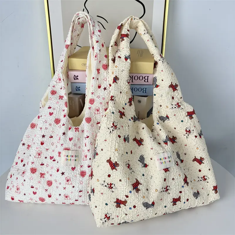 Cute Cartoon Embossed Shoulder Bag for Women - Image 4