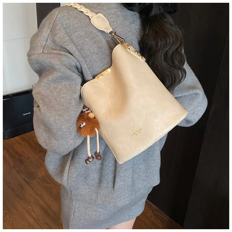 Retro Tote Bag Women Shoulder Crossbody Satchel Brown — feature 14