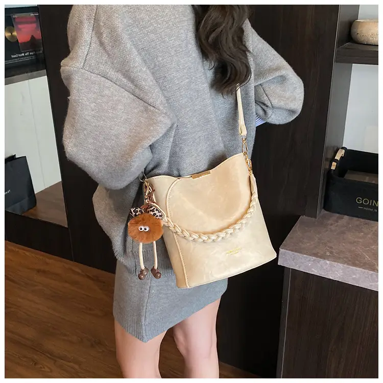 Retro Tote Bag Women Shoulder Crossbody Satchel Brown — feature 16