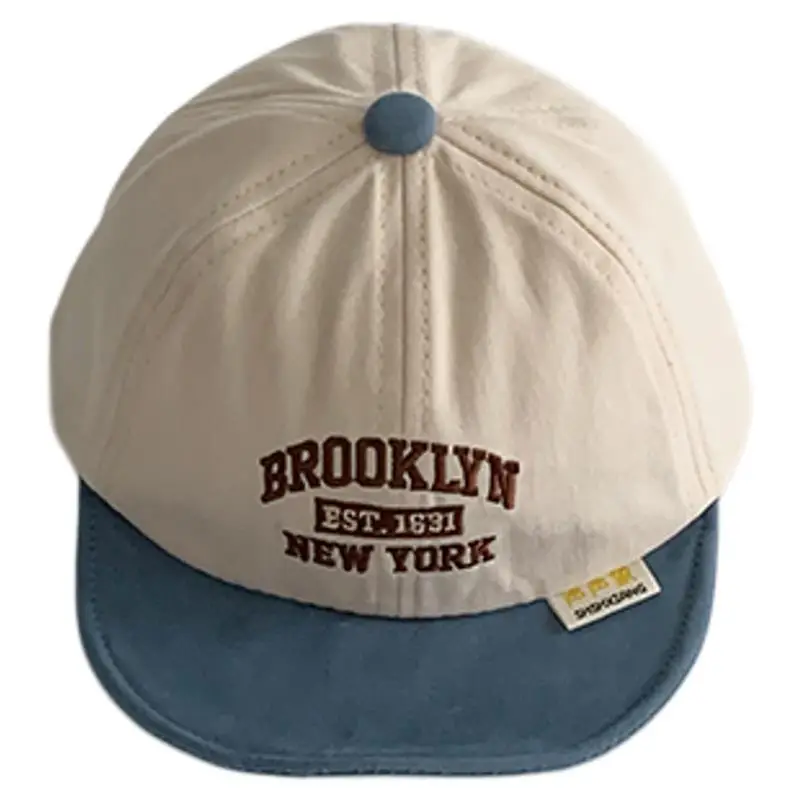 Children's Korean Style Peaked Hats Red & White - Image 11