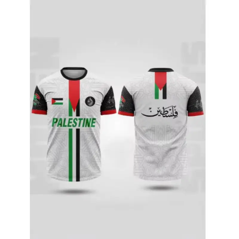 3D Printed Football T-Shirt White Short Sleeve